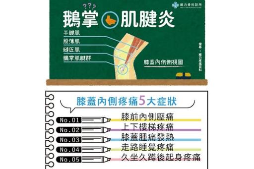 鵝掌肌腱炎